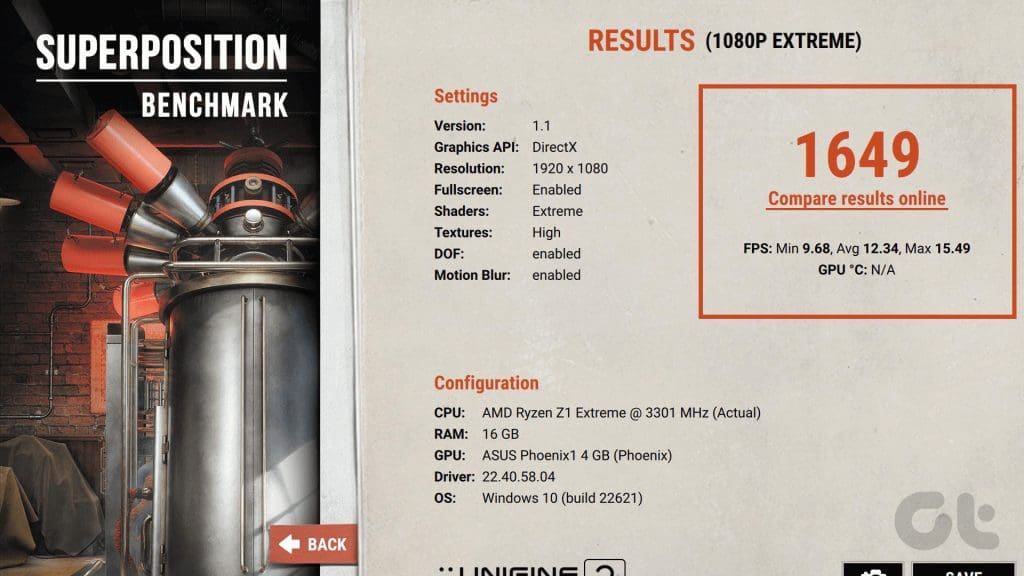 ASUS ROG Ally Review Benchmarks and Screenshots 12