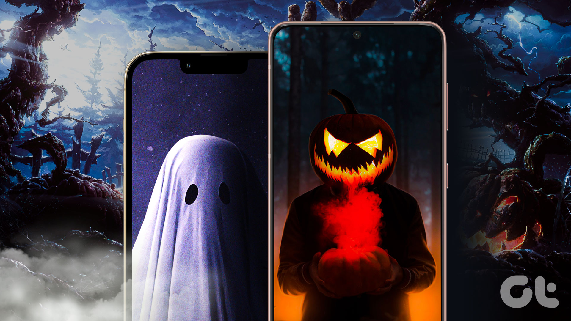 Free Halloween phone wallpapers