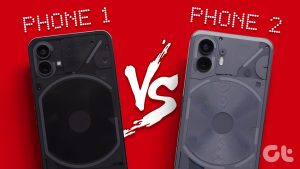 Nothing Phone (2) vs Nothing Phone (1)